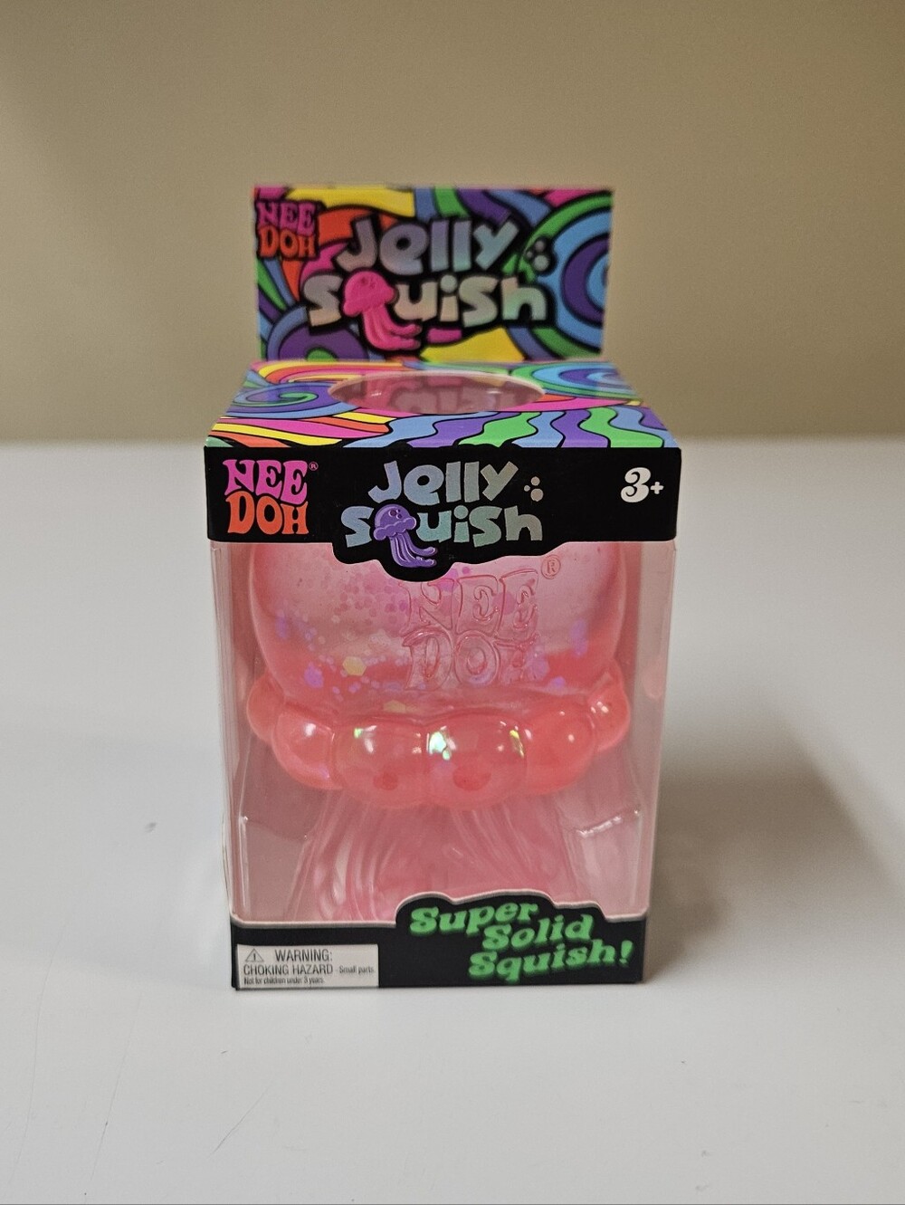 NeeDoh Pink Jellyfish Jelly Squish New In Box Authentic Schylling